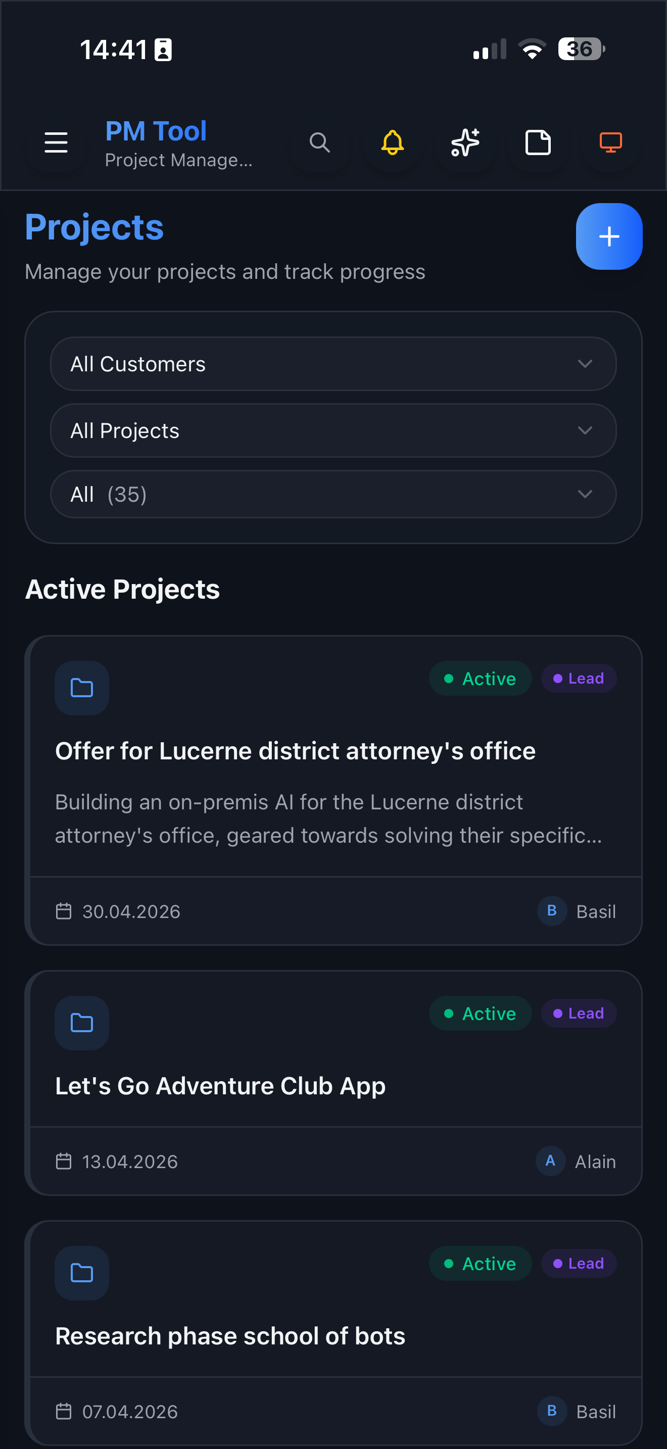 Velocity Mobile Projects