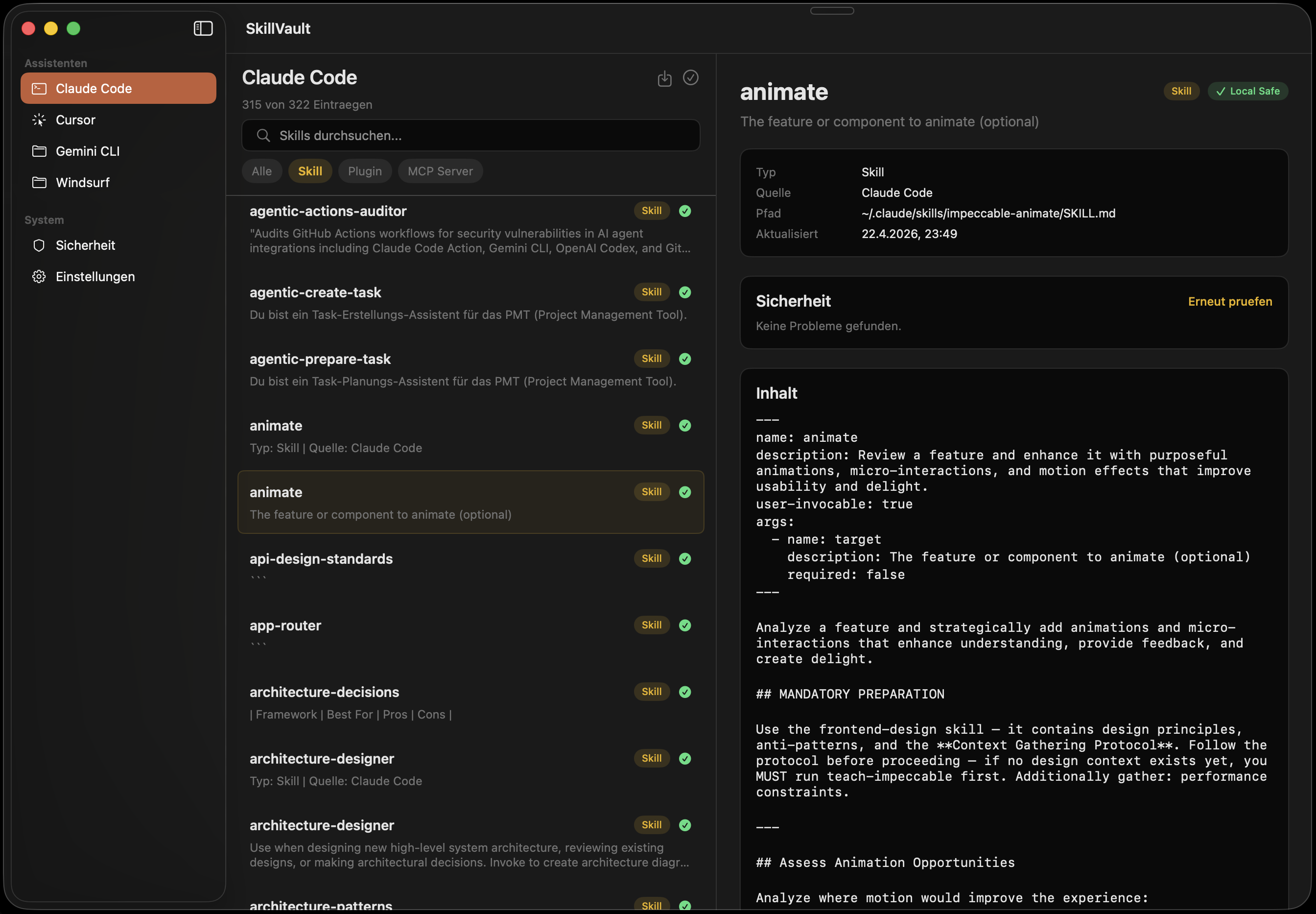 SkillVault Detail